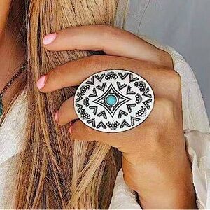 Boho Western Exaggerated Ring Boho Statement